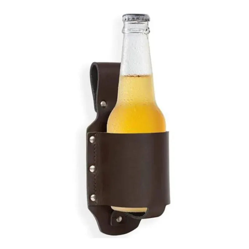 1pc Holster Portable Bottle Waist Beer Belt Bag Handy Wine Bottles Beverage Can Holder from PriceLows™