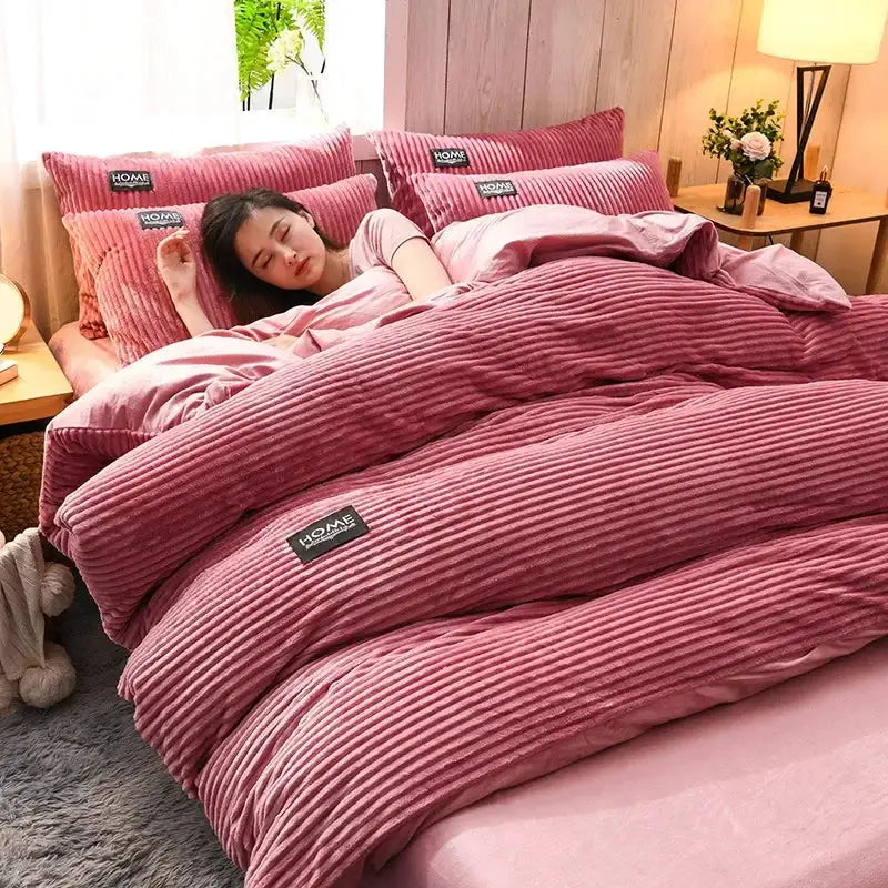 Velvet Duvet Cover | 300gsm Heavyweight | Solid Color | Twin Queen King