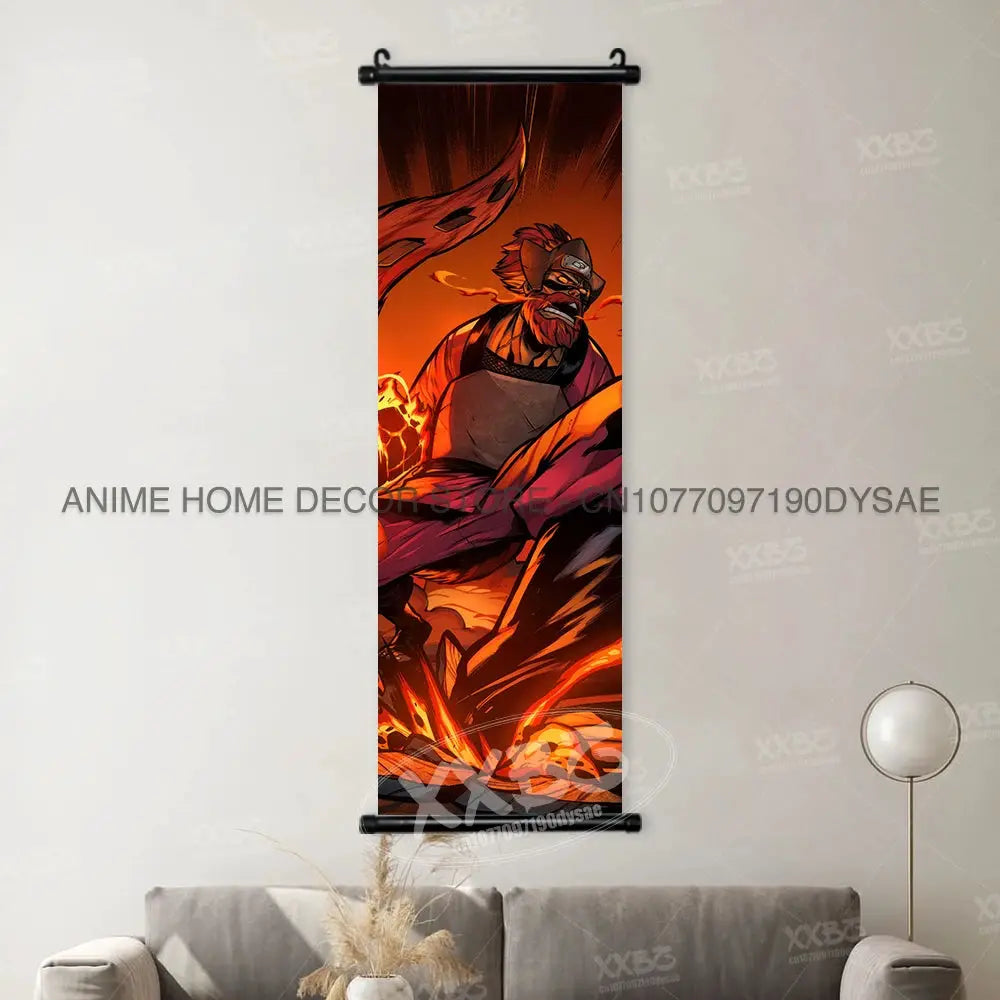 Uzumaki Naruto Posters Sasuke Home Decor Uchiha Madara Hanging Painting Might Guy Scrolls Picture Gaara Wall Art Killer B Mural from PriceLows™