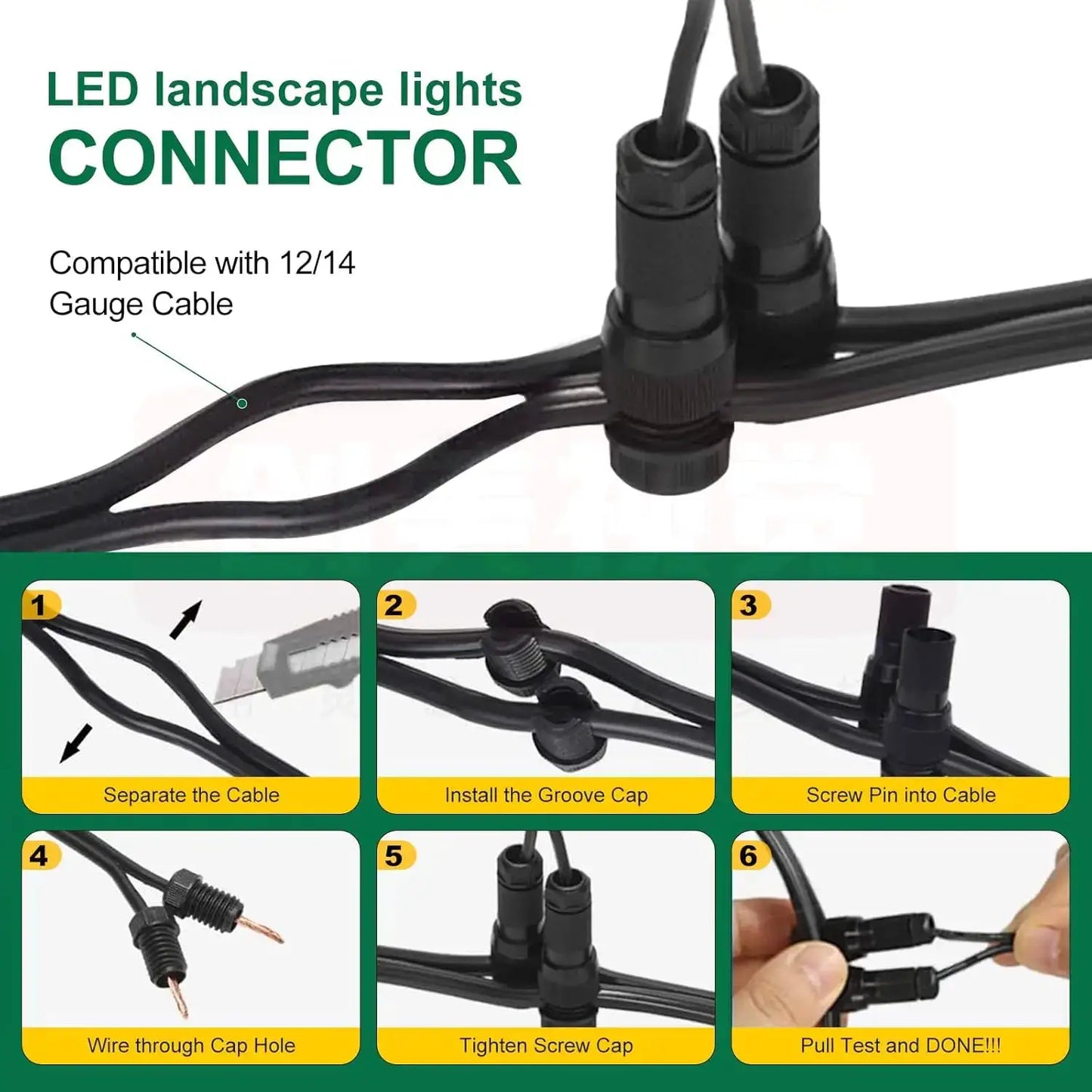 16 Pack 5W Low Voltage Landscape Lights Led Pathway Lawn Spike