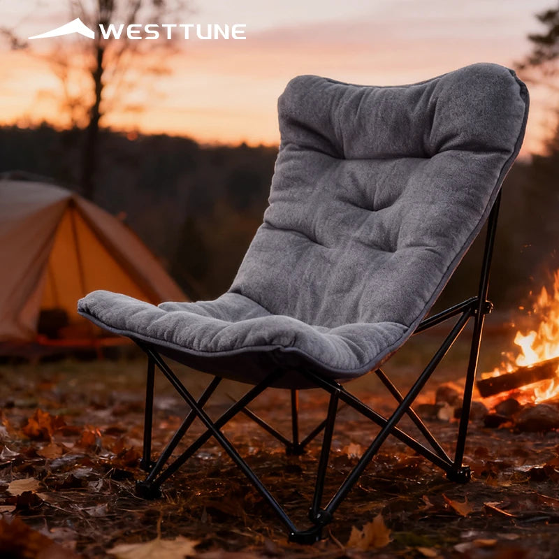 Butterfly Chair | Seat Width 27.5 Inches | Carbon Steel Frame