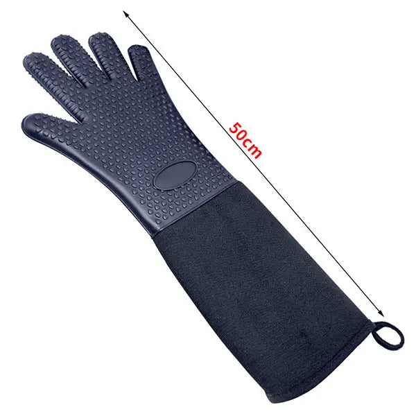 Silicone Oven Mitts | Extra Long | Heat Resistant | One Size