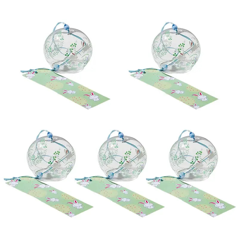Japanese Windchime Huling Landscape Bell Glass Crystal Bell Wind Hanging Ornament Garden Landscape Japanese Wind Bell Decor 후우링 from PriceLows™
