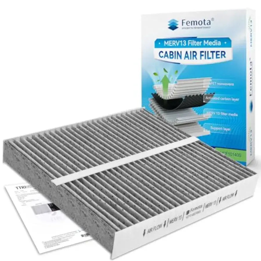 Certified MERV 13 Cabin Air Filter with Activated Carbon, CF10140 for Nissan Altima/Maxima/Murano/Sentra, Infiniti FX35/FX45/G3 from PriceLows™
