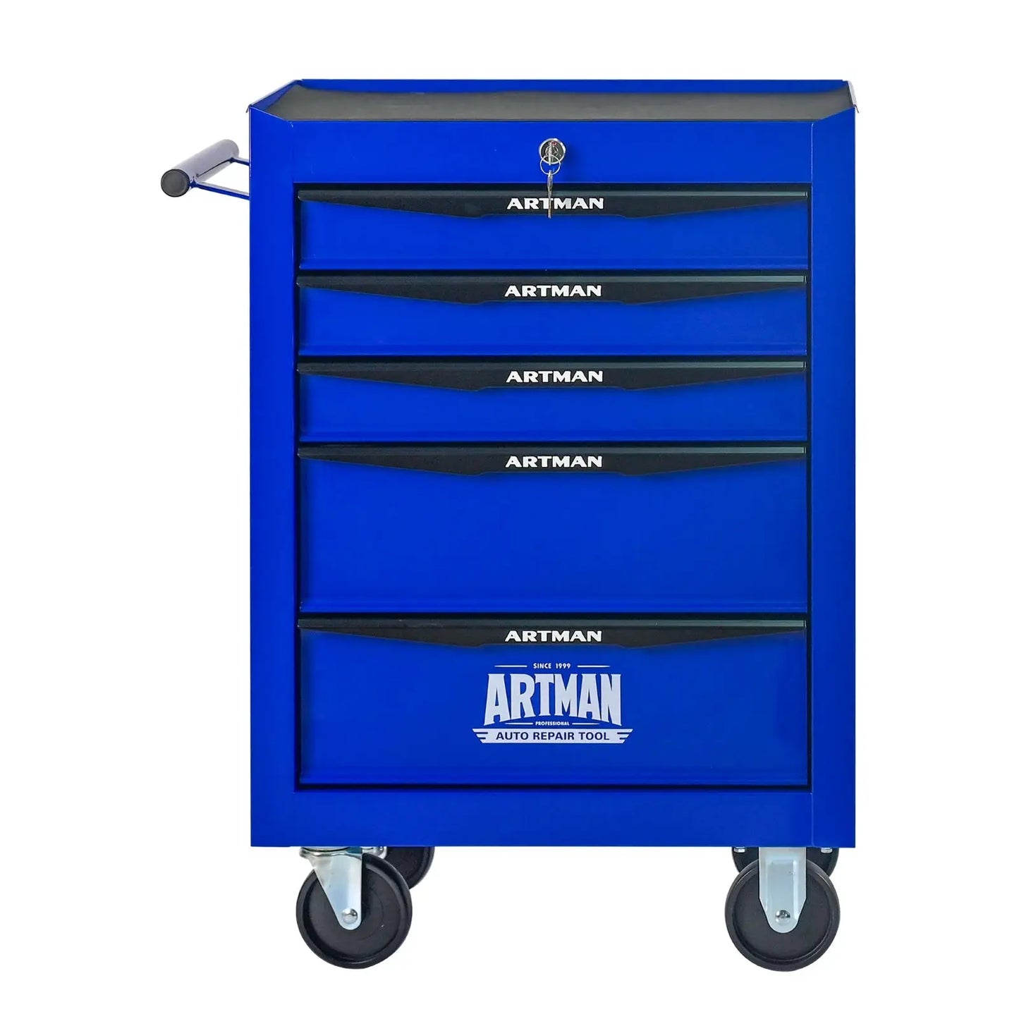 Rolling Metal Tool Chest with 5 Drawers, 20" 5-Drawer Tool Chest Cabinet with Ball Bearing Drawer Slides, Steel Tool Storage Box from PriceLows™