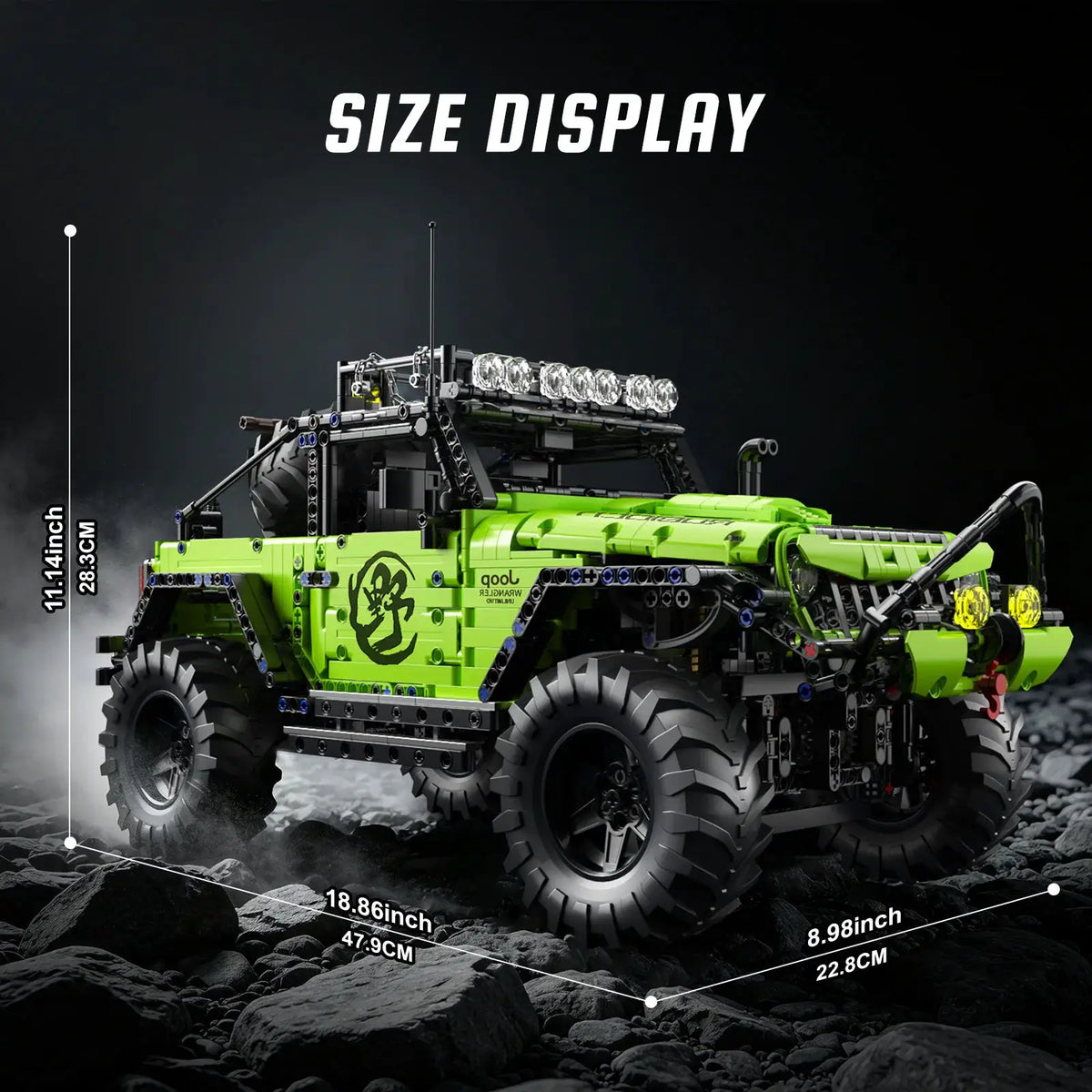 Off Road Truck Brick Set | 1:8 Scale | 2357 Pieces | 4WD Mechanic