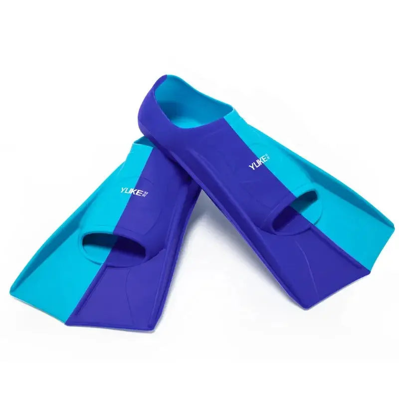 Swim Training Fins Silicone Professional Scuba Diving Fins Short Men women Snorkel Swimming Fins Kids Flippers Equipment Set from PriceLows™