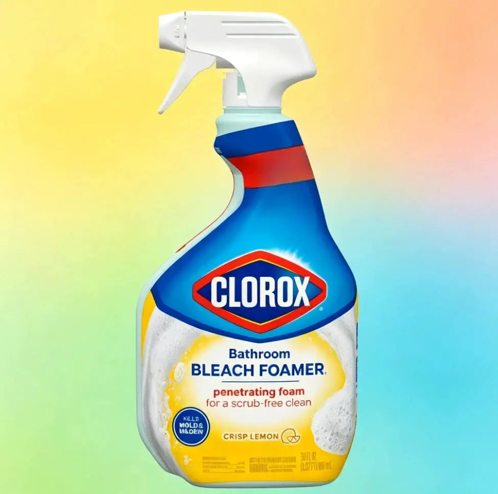 Bathroom Cleaner Spray | Bleach Foamer | Crisp Lemon Scent | 30 Ounce