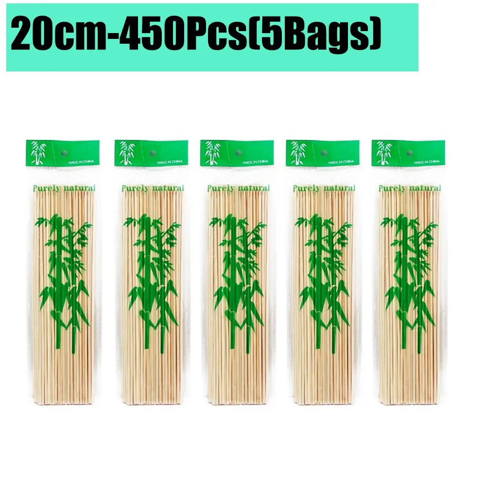 Bamboo Skewers | Natural Color | 15/20/25/30cm | 80-90 Pcs Pack