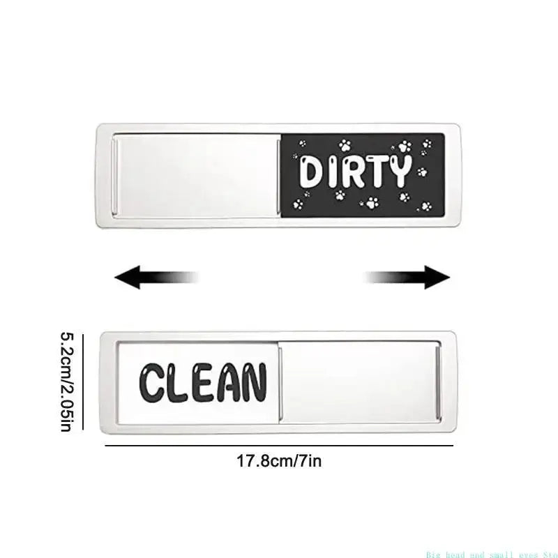 Dishwasher Magnets | Clean Dirty Sign | Magnetic Sign Sticker | One Size