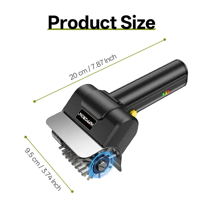 Electric BBQ Grill Cleaner Brush | 304 Stainless Steel | Type C Charging