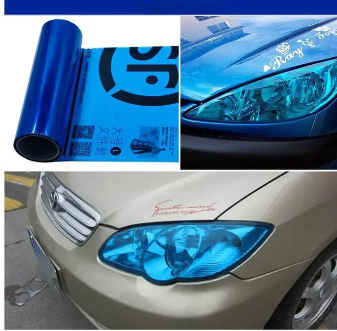 Gloss Transparent Light Black Smoke PVC Film Tint 30 X60cm Auto Car Light Headlight Taillight Tint Vinyl Film Sticker Wrap Cover from PriceLows™