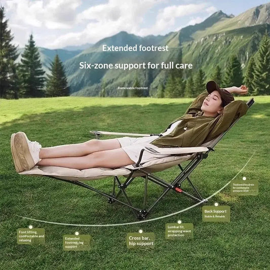 Lounge Chair | 4-Position Adjustable | Portable Folding | Outdoor Zero Gravity from PriceLows™