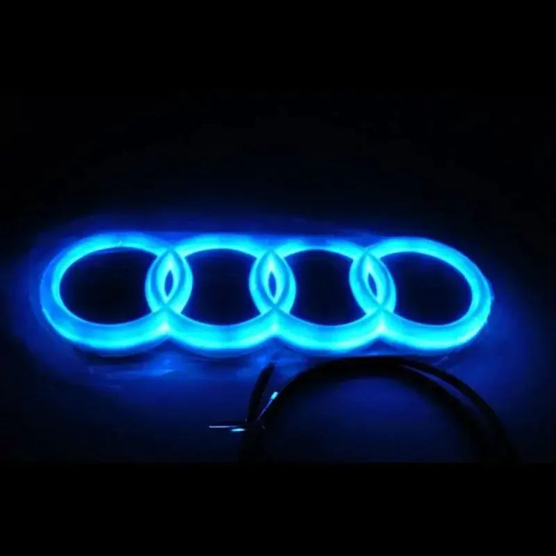 Car front grille 4D LED logo light front ring Sticker suitable for Audi A3 A4 A5 A6 A7 S3 S5 S6 S7 Q3 Q5 car supplies. from PriceLows™
