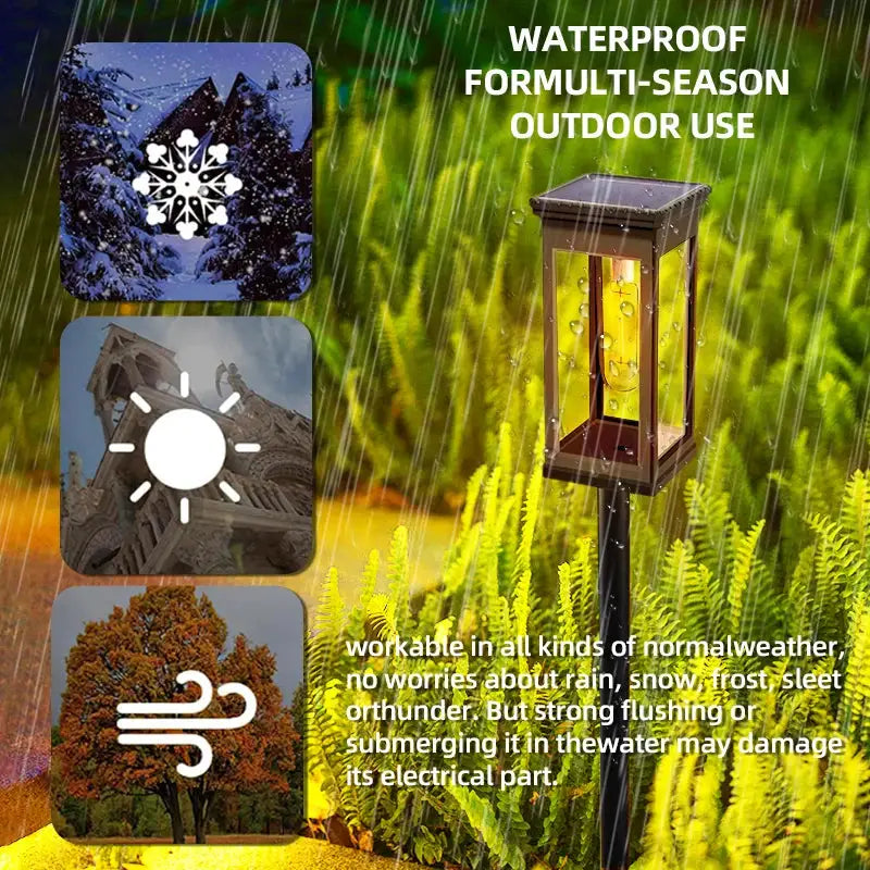 Waterproof LED Solar Lights for Garden Yard Driveway Automatic Pathway Lighting Outdoor Landscape Lighting Auto On/Off at Dusk from PriceLows™