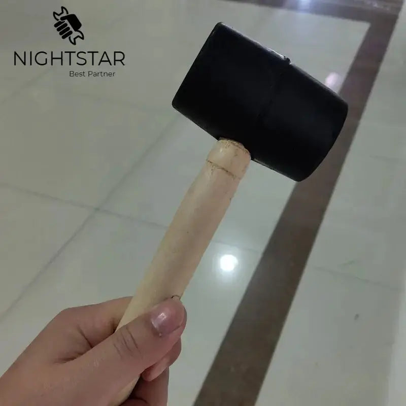 Krachtige 25cm Hammer Rubber Panel Beating Rubber Hammer Wood Hammer Jewelry Tool Handles Thor Hammer from PriceLows™