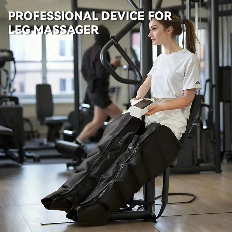 Air Compression Leg Massager | Air Bag Kneading | Plug-In Adapter