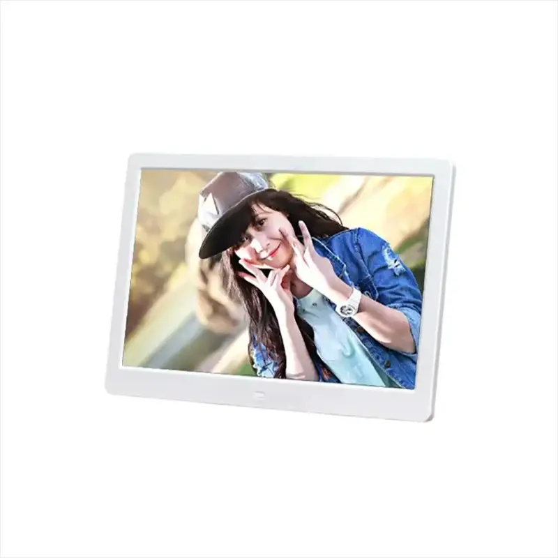 Digital Photo Frame 12.1-inch 1280 * 800 USB/SD Video, Music, Black/White Horizontal/Vertical Digital Photo Frame Christmas Gift from PriceLows™