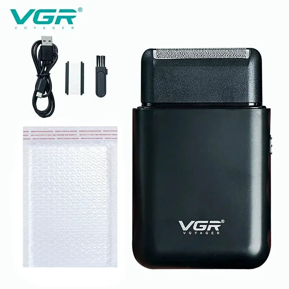Electric Shaver | Stainless Steel Blade | USB Charging | Model V390