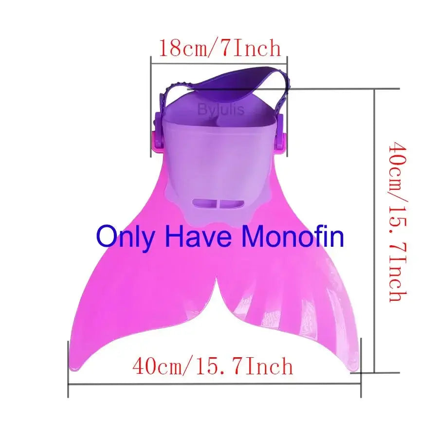 New The Little Mermaid Tails Ariel Memaid Swimsuit Bikini Bathing Suit Halloween Costume Girls Can Add Monofin for Pool Swim from PriceLows™