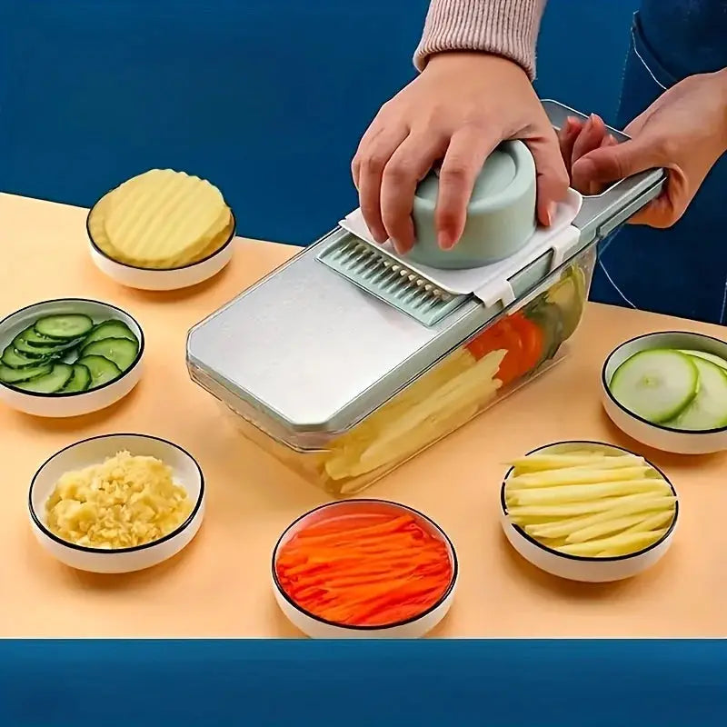 Vegetable Cutter | Stainless Steel Blades | Multifunctional Kitchen Slicer