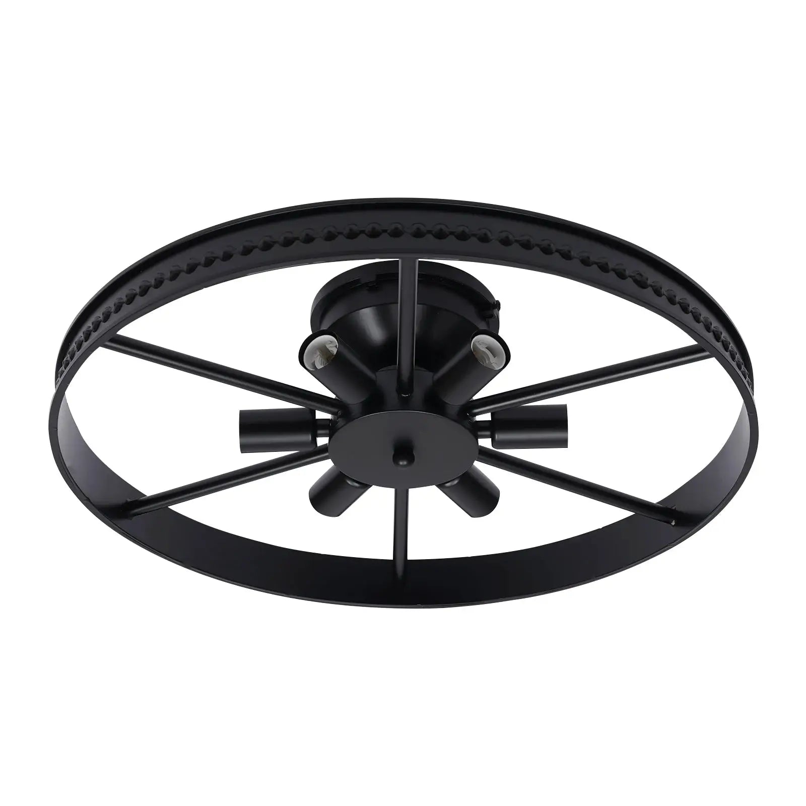 110V Industrial Round Ceiling Light, Ceiling Lights for Residential and Commercial Lighting Bedroom, Kitchen, Bathroom from PriceLows™