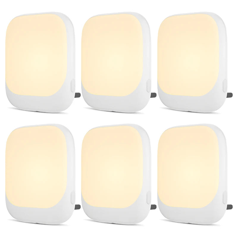 LED Night Light | 3 Brightness Levels | Dusk To Dawn Motion Sensor | Plug In