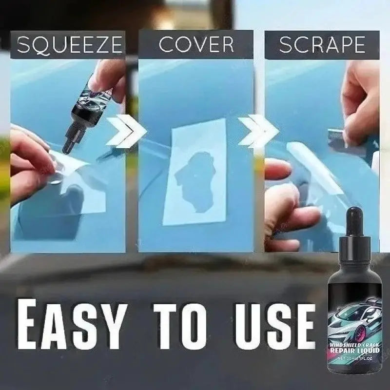 Windscreen Crack Repair Kit | Auto Glass Repair | All Vehicle Types | Universal
