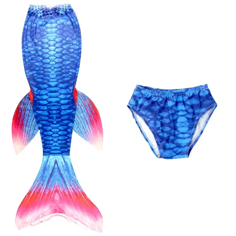 Children Mermaid Swimsuit Bathing Suit Mermaid Princess Cosplay Costume for Girls Pool Party Swimmable Clothing with Shorts from PriceLows™