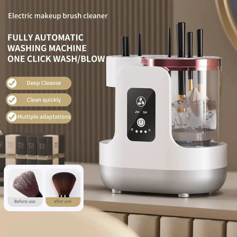 Makeup Brush Cleaner | USB Electric | Quick Dry Stand | Portable