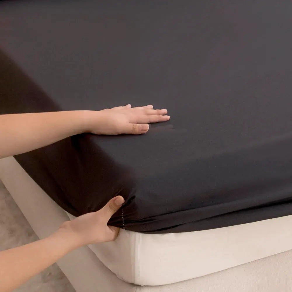 Waterproof Fitted Bed Sheet With 360 Elastic Band Bedsheet Bedspreads for Single Double King Queen Size Mattress Protector Cover from PriceLows™