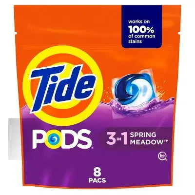 Laundry Detergent Pods | Deep Cleaning Formula | HE Compatible | 8 Pack