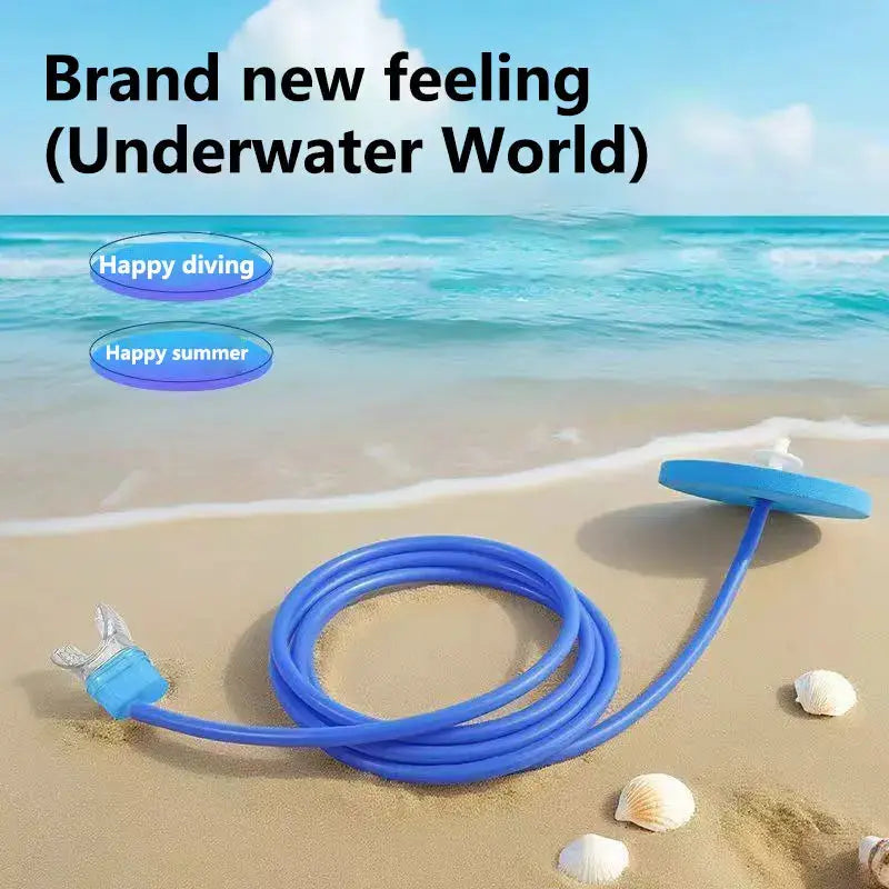 Dry Snorkel | Foldable Design | Soft Silicone Mouthpiece | One Size