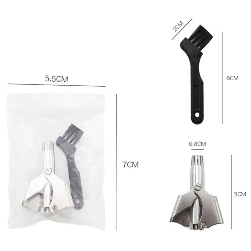 Washable Nose Ear Hair Trimmer Nose Hair Trimmer Stainless Steel Manual Nose Hair Trimmer Razor Nose Hair Shaver from PriceLows™