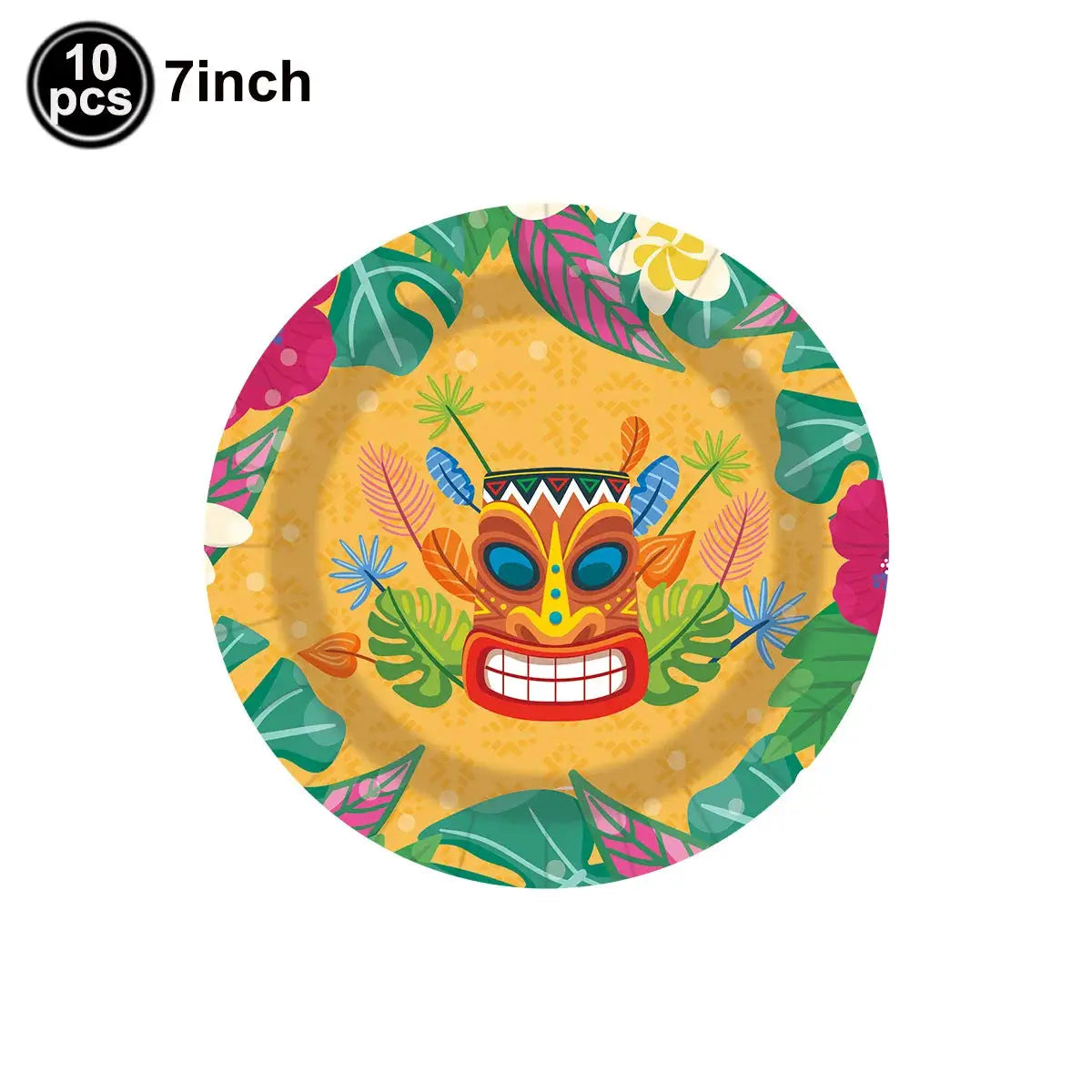 Surf Beach Party Tableware | Paper Plates Napkins Cups | Tattoos And Snack Tray