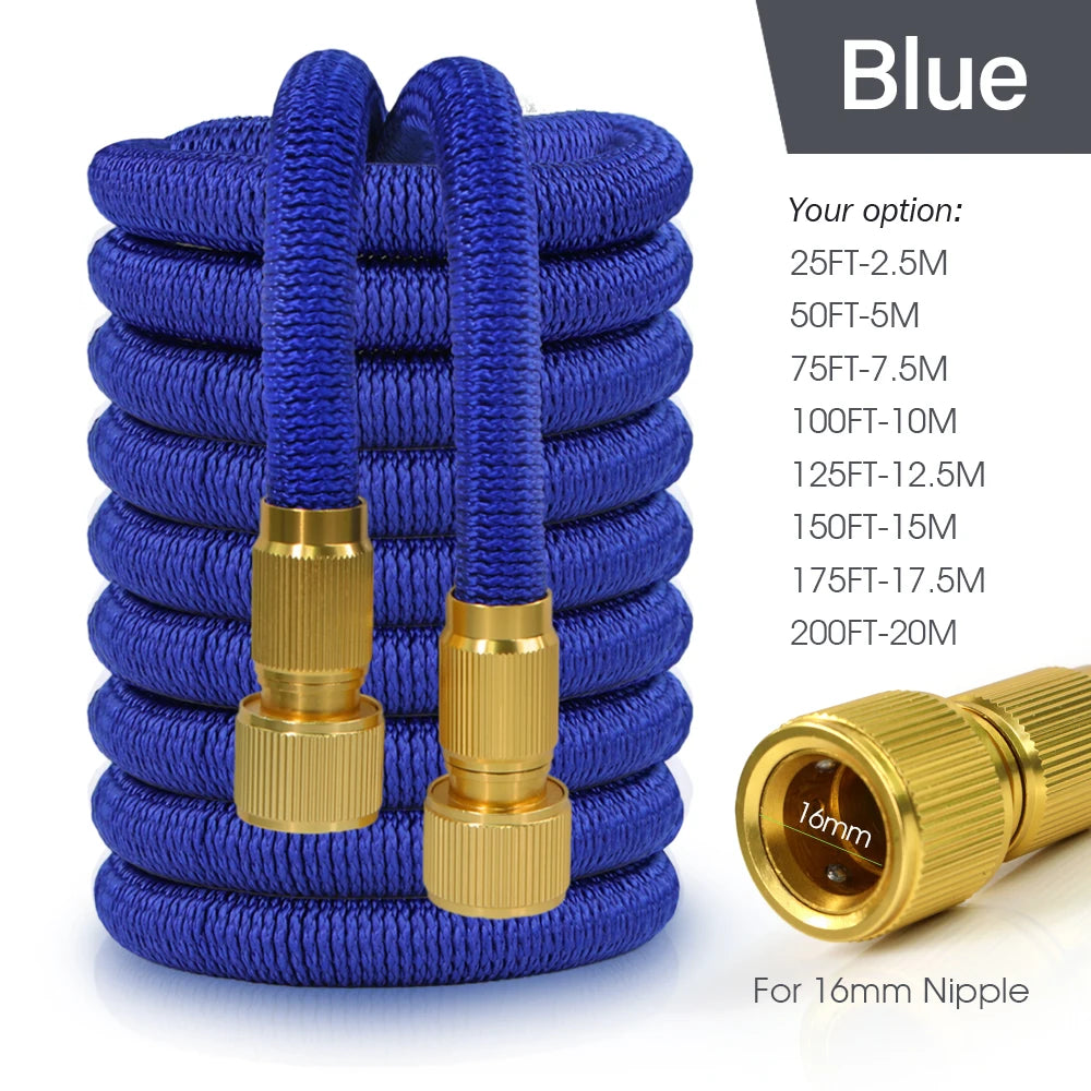 17/25/33/50/75/100/125/150FT Magic Watering Hose 3x Retractable Expandable Garden Hose High Pressure Car Wash Scalable Tube from PriceLows™