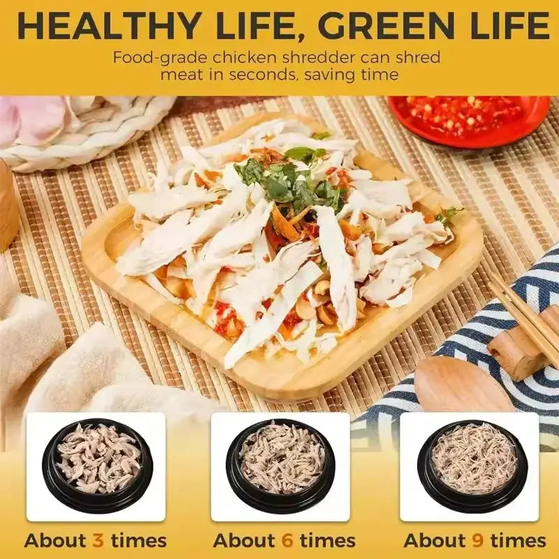 Kitchen Chicken Shredder Non-Slip Meat Grinders For Pork Beef Cooked Chicken Breasts Vegetable Kitchen Tool Handle Shredder from PriceLows™