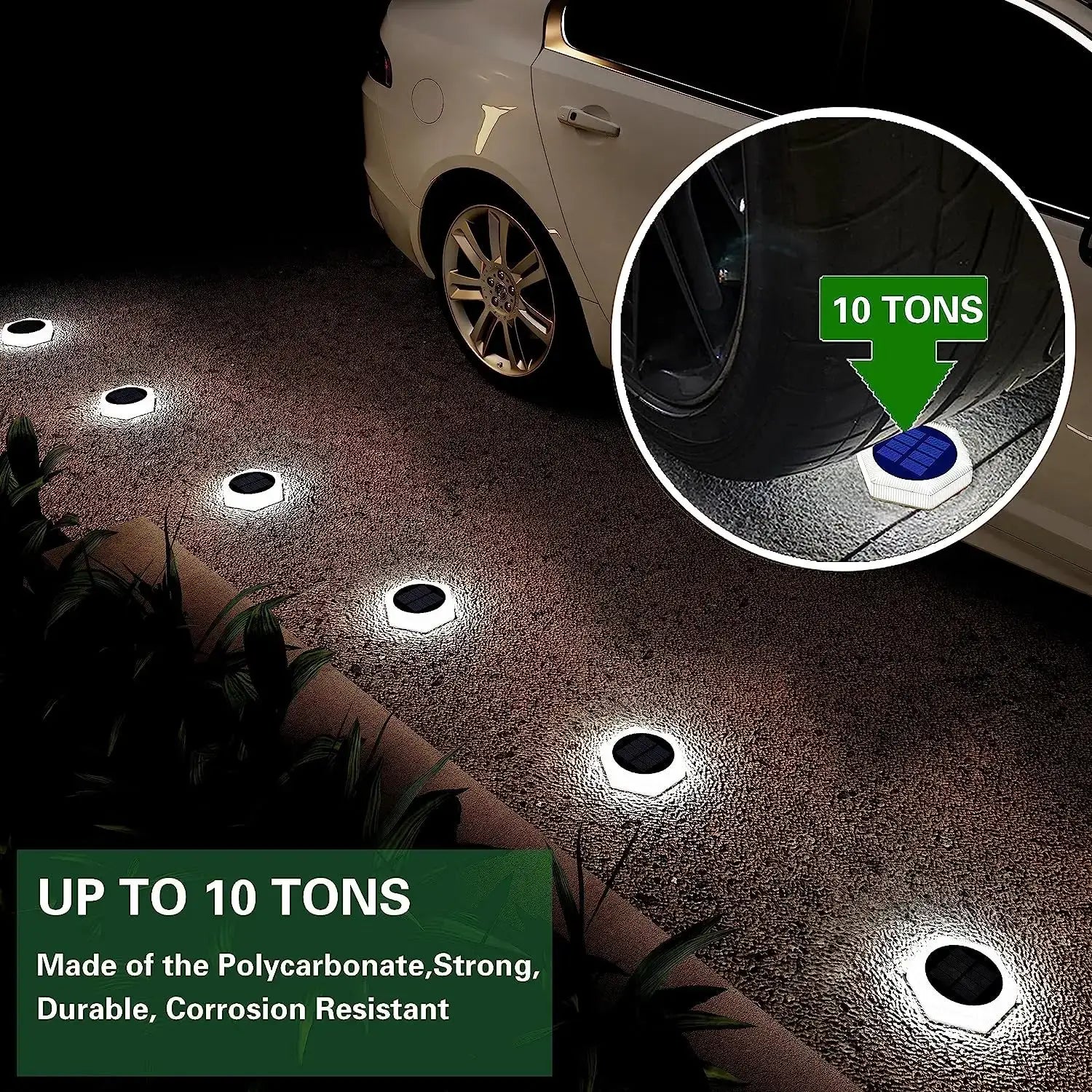 Solar Lights Outdoor Solar Garden Step Lighting Waterproof For Stairs Patio Pathway Yard Fence Wall Lamp Christmas Decoration from PriceLows™