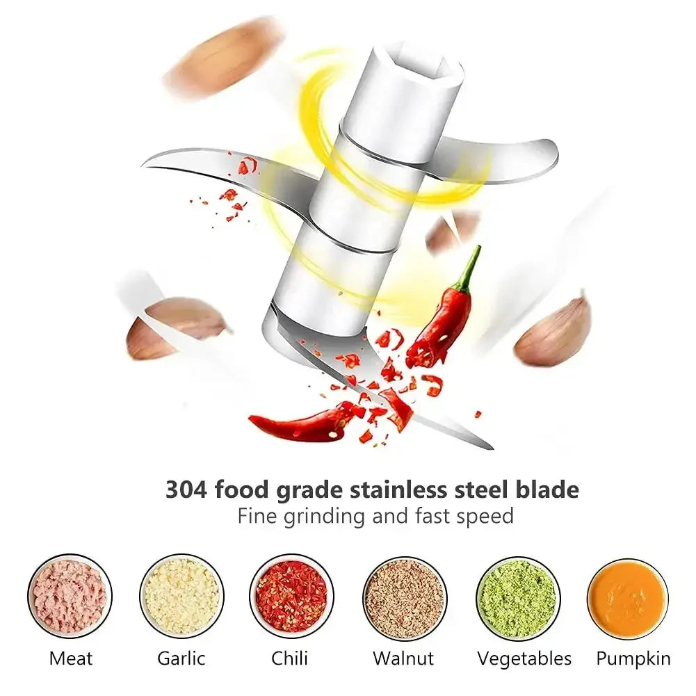 100/250mL Mini Crusher Chopper USB Charging Garlic Mincer Electric Garlic Chopper Powerful Ginger Garlic Onion Meat Masher from PriceLows™