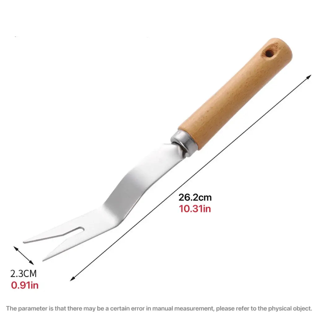Wood Hand Weed Puller Tool For Root Removal With Garden Handle