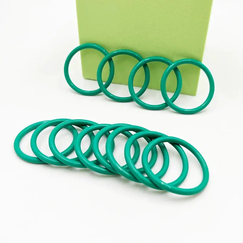 FKM O-ring Green Fluororubber Rubber Sealing Gasket O Ring CS1.5/2.0/2.4/3.1mm Oil Resistant Acid Alkali Resistant O-Ring Kit from PriceLows™