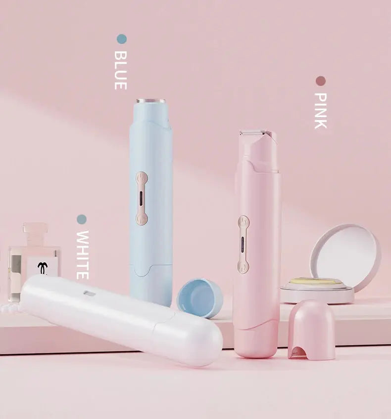 Double Head Electric Epilator | Rechargeable | Painless Hair Remover | Body & Bikini