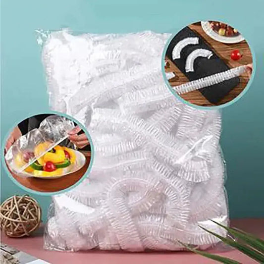 Reusable Food Wrap Covers | PE Material | Non-Toxic | 50-500 Pcs