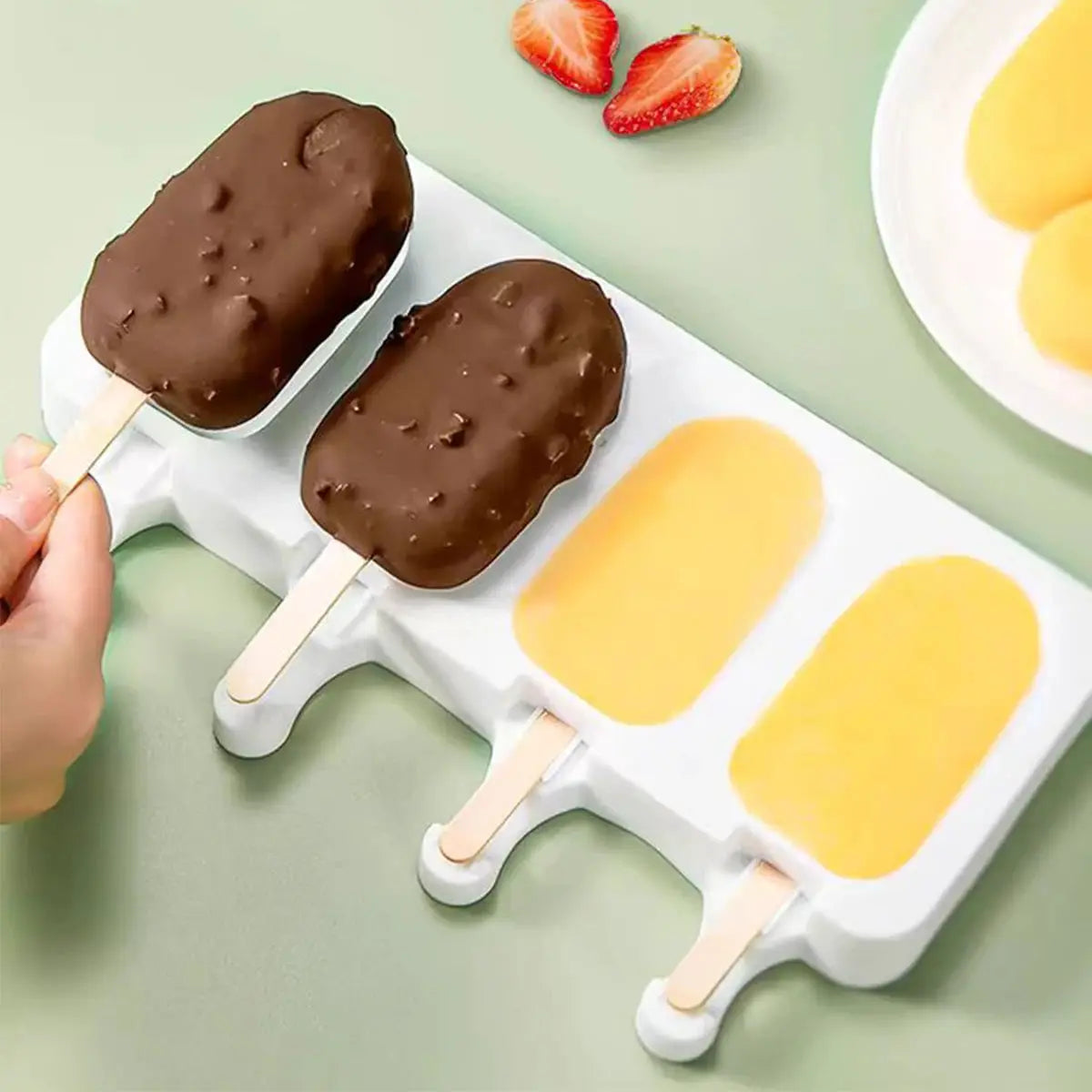 Silicone Ice Cream Mold，DIY Silicone Mold ，Fruit Juice Ice Tray ，Popsicle Mould ，Baking from PriceLows™