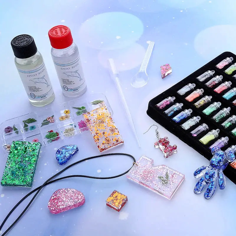 Epoxy Resin Silicone Mold Jewelry Making Starter Kit