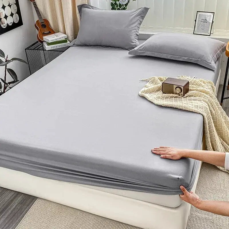 Fitted Sheet | Brushed Finish | Deep Pocket | Solid Color