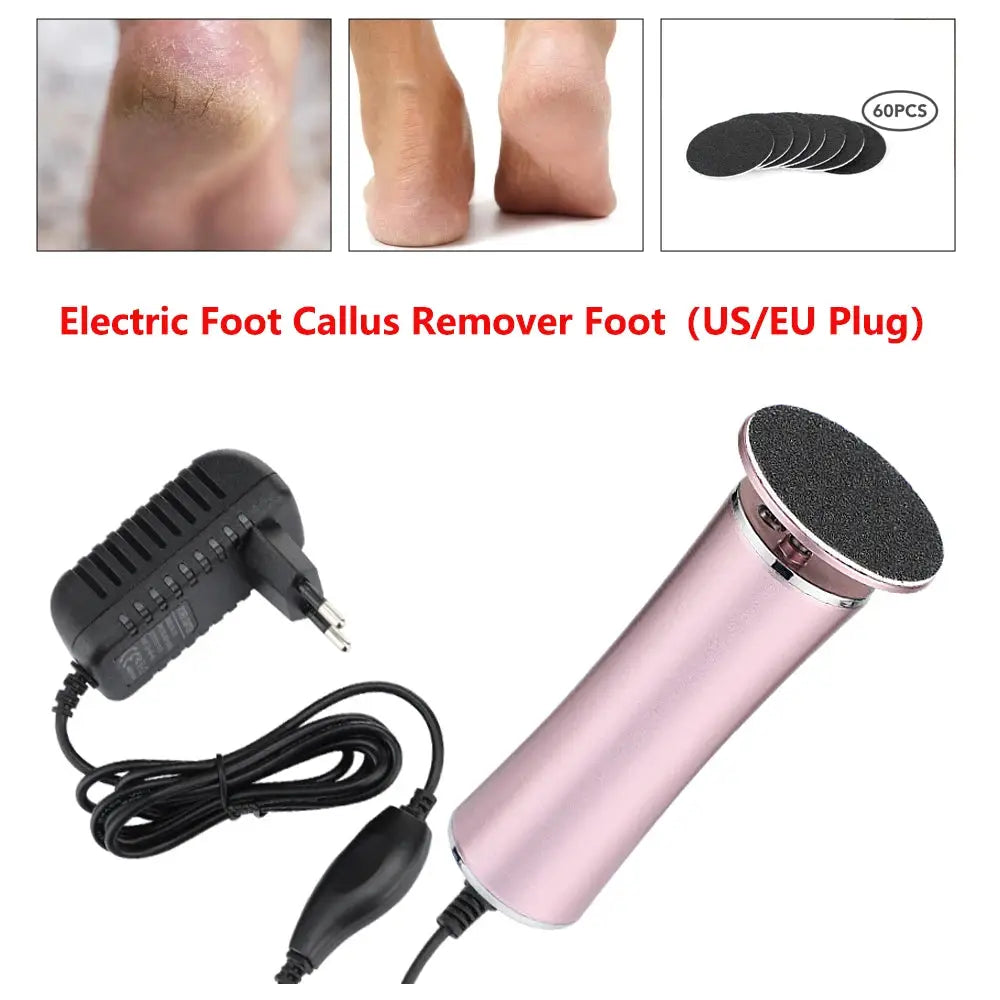Electric Foot Callus Remover Machine Professional Pedicure Tool For Dead Skin And Heels Cuticle Removal 60 Replacement Sandpaper from PriceLows™