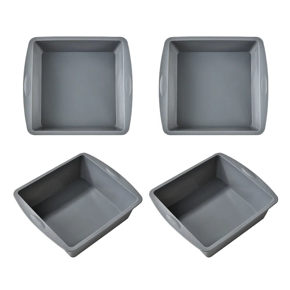 Silicone Square Cake Plate | Nonstick | Oven And Air Fryer Safe