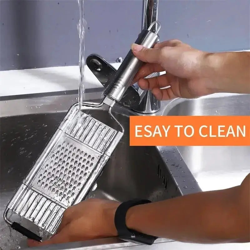 Vegetable Slicer | Stainless Steel | Julienne Grater | Manual