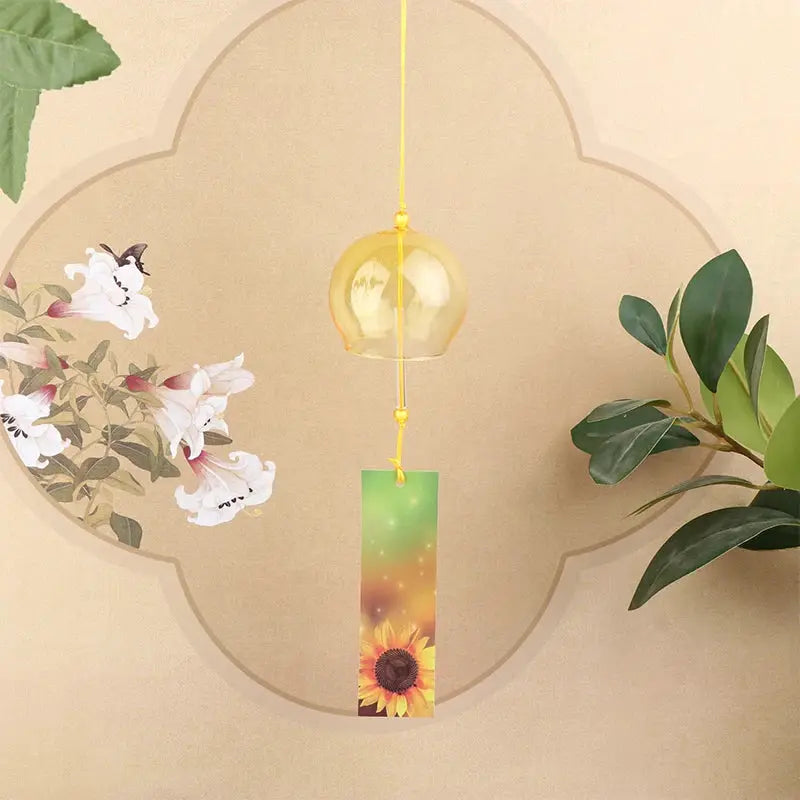 1Pc Wind Bells New Handmade Glass Wind Chime Birthday Gift Christmas Gift Home Decors Wind Chimes Japanese Style from PriceLows™